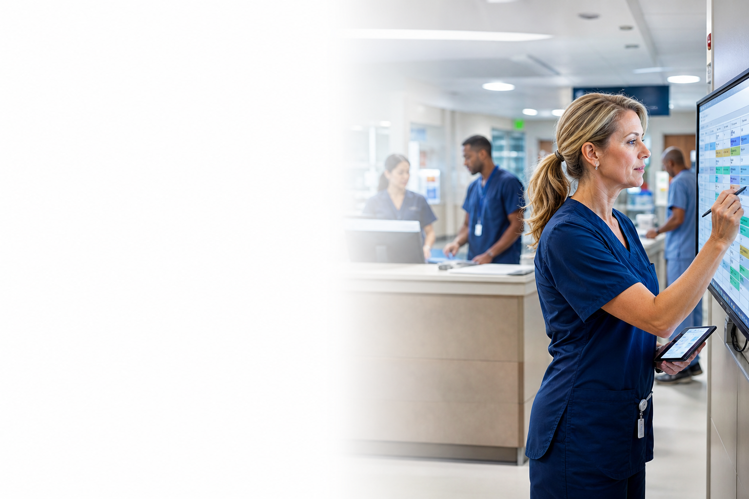 Staff scheduling and workforce management